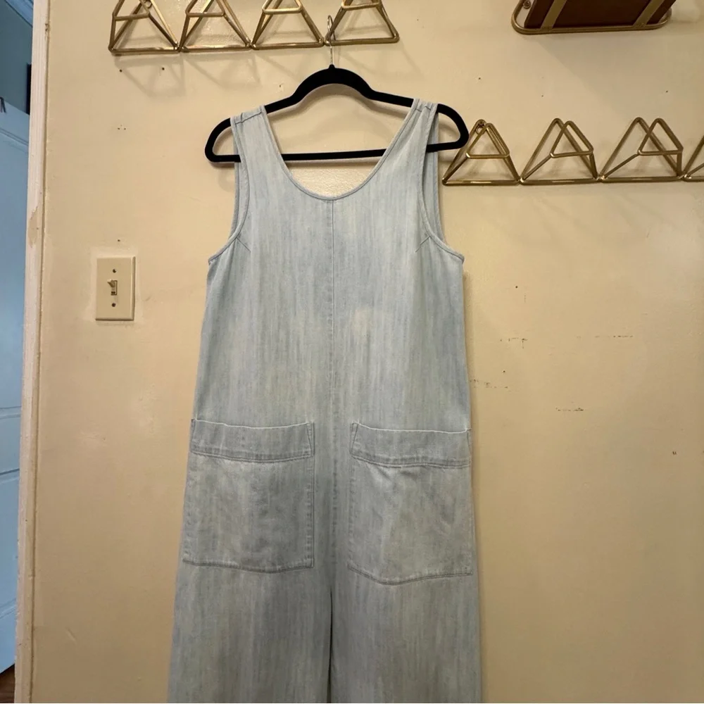 Ilana Kohn Milo Jumpsuit in Light Denim Wash - Small - Picture 2 of 9